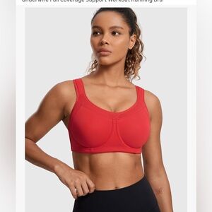 Syrokan women high impact sport bra size 36E